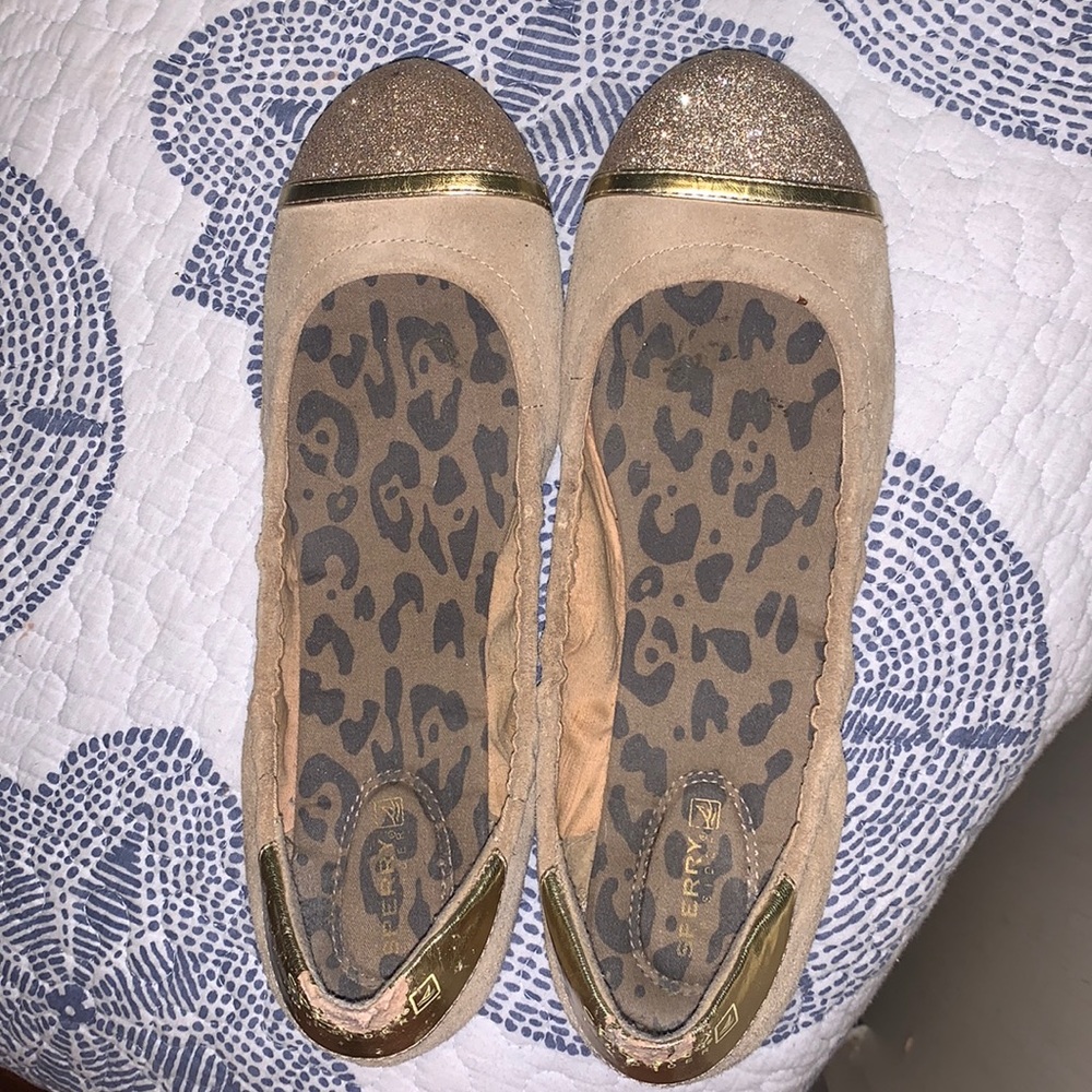 Sperrys flats. Worn twice size 9.5